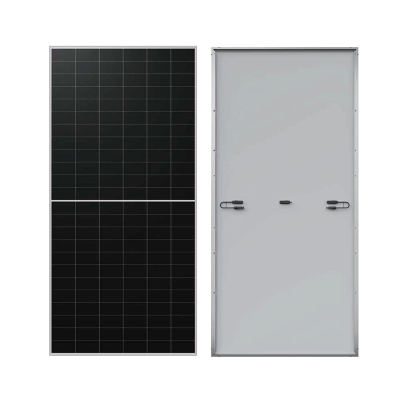 WERAN 640-670W Bakkontakt solpanel – OEM högeffektiv solcellsmodul i ett glas för distribution och kommersiella projekt