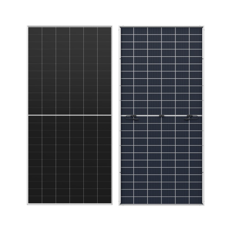 WERAN 640-670W HPBC 2.0 Bifacial solpanel – OEM Bakkontakt dubbelglas PV-modul för nytto- och EPC-projekt