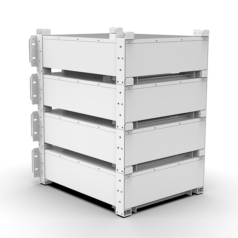 WERAN WRL-48100RW 51,2V 100Ah LiFePO4-rackbatteri (5,12kWh) – 8000 cykler, CAN/RS485, stapelbar hem ESS