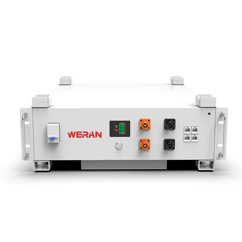 WERAN WRL-48100RW 51,2V 100Ah LiFePO4-rackbatteri (5,12kWh) – 8000 cykler, CAN/RS485, stapelbar hem ESS
