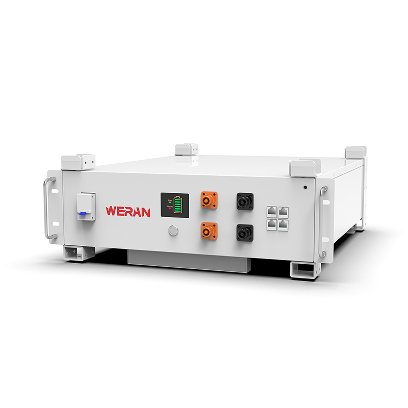 WERAN WRL-48100RW 51,2V 100Ah LiFePO4-rackbatteri (5,12kWh) – 8000 cykler, CAN/RS485, stapelbar hem ESS