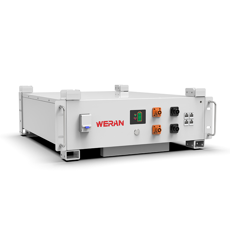 WERAN WRL-48100RW 51,2V 100Ah LiFePO4-rackbatteri (5,12kWh) – 8000 cykler, CAN/RS485, stapelbar hem ESS