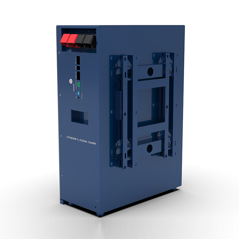 WERAN WRL-48100WB 51,2V 100Ah Väggmonterat LiFePO4-batteri (5,12kWh) – IP65, 6000 cykler, Solcellslagring utomhus