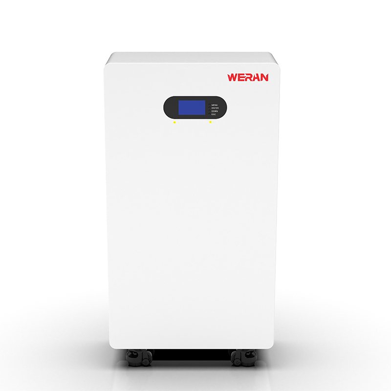 WERAN WRL-48200UW 51,2V 200Ah LiFePO4-batteri (10,24kWh) – IP65 hjul-/väggfäste, stapelbar 48V solcellslagring