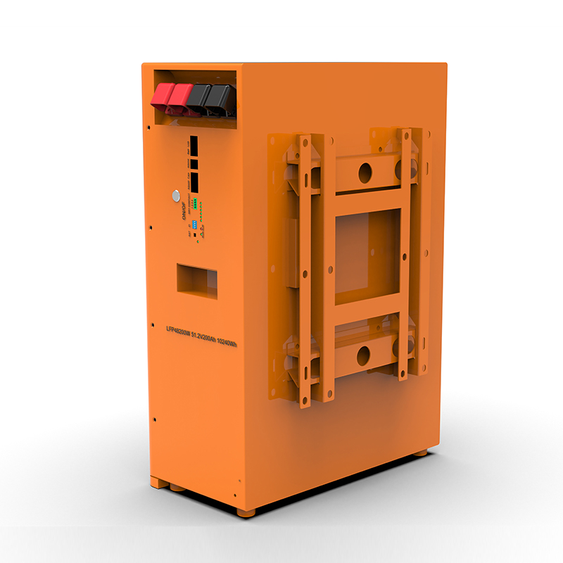 WERAN WRL-48200WO 51,2V 200Ah väggmonterat LiFePO4-batteri (10,24kWh) – IP65, ESS med hög kapacitet
