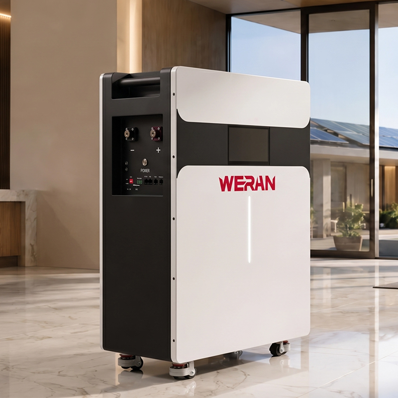WERAN 51.2V 314Ah 16kWh Rulltyp LiFePO4 batteripaket för energilagring i hemmet